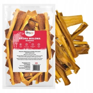 Przysmak dla psa Skóra Wołowa Suszona 100% Naturalny Gryzak GACZOO 1kg