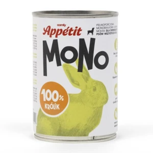 Comfy Appetit Mono Królik Monoproteinowa Karma Mokra Dla Psa Puszka 400g