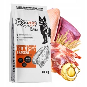 Gaczoo DAILY karma sucha dla psa Kaczka 10kg