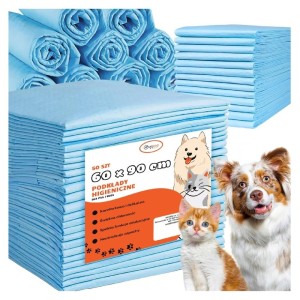 Podkłady higieniczne Gaczoo dla psa maty chłonne do nauki 60x90cm 50 sztuk
