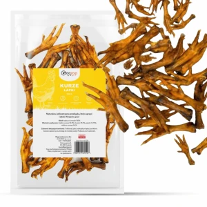Przysmak dla psa Kurze Łapki 100% Naturalny Gryzak GACZOO 500g