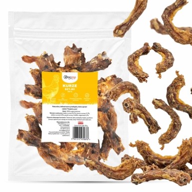 Przysmak dla psa Kurze Szyjki 100% Naturalny Gryzak GACZOO 200g