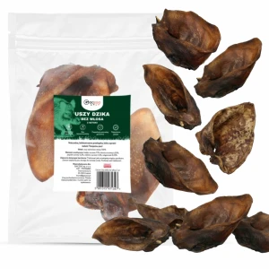 Przysmak dla Psa Uszy Dzika bez włosów 100% Naturalny 2 sztuki GACZOO