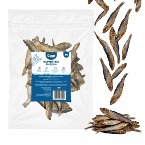 Przysmak dla kota Szprotki Bałtyckie 100% naturalny gryzak GACZOO 50g