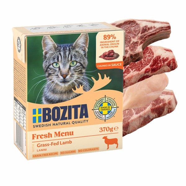 BOZITA mokra karma dla kota jagnięcina w sosie 370g