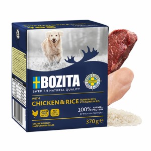 Karma Bozita kurczak z ryżem dla psa 370g mokra