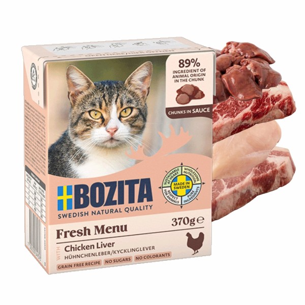 BOZITA dla kota wątróbka drobiowa w sosie 370g