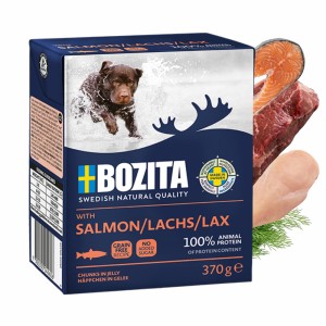 Karma Bozita łosoś w galarecie dla psa 370g mokra