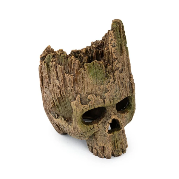 Czaszka Ozdoba do Terrarium Akwarium Imitacja Drewna Happet R195
