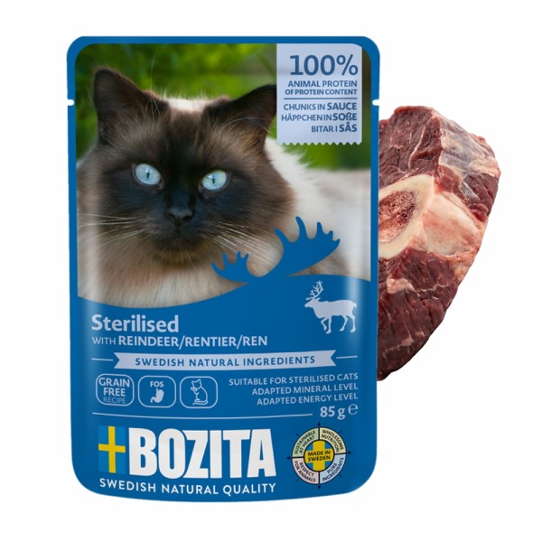 Karma BOZITA Sterilised renifer sos 85g saszetka