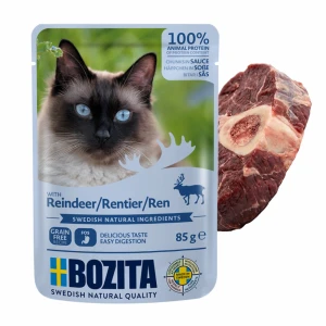 BOZITA saszetka kawałki w sosie z reniferem 85g