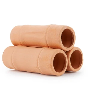 Ozdoba Ceramiczna Piramida z otworami - bambus 9cm