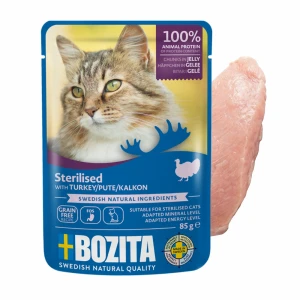 Karma BOZITA Sterilised kot 85g indyk w galarecie