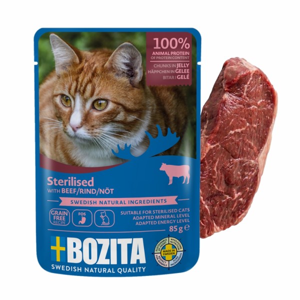 Karma BOZITA Sterilised kot 85g wołowina w galarecie