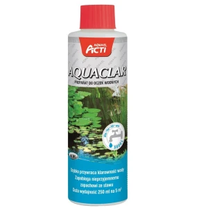 AQUAEL ACTI POND AQUACLAR do klarowania wody w stawie i oczku 250ml