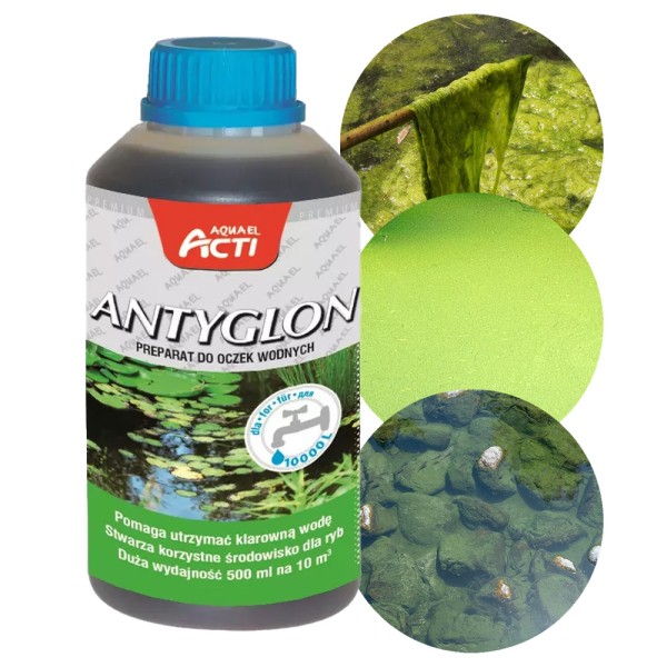 AQUAEL ACTI POND ANTYGLON zwalcza glony w oczku wodnym 500ml