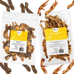 Przysmak dla psa ZESTAW KURA szyjki łapki naturalne smaczki dla psa 2x1kg