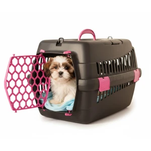 Happet Transporter Teddy M 56x37x37cm Fuksja dla Gryzoni Psów Kotów