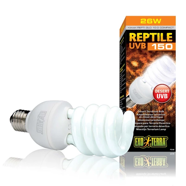 Exo Terra UVB 150 25W Repti Glo 10.0 Żarówka do Terrarium Pustynnego
