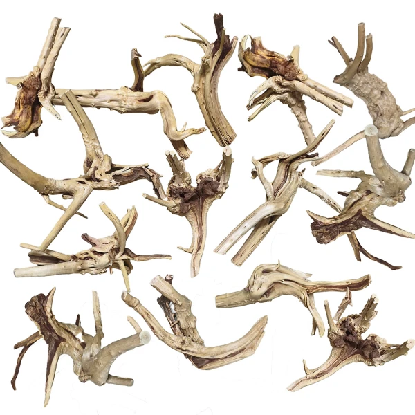 Korzeń Red Moor Wood Naturalna Ozdoba Dekoracja do Akwarium M 20-30cm