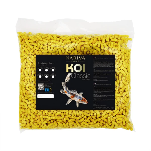 Nariva Koi Classic 3L - Pokarm dla ryb do oczka wodnego i stawu (Pałeczki)