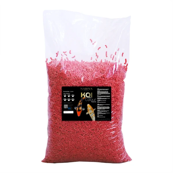 Nariva Koi Color 80L - Pokarm dla ryb do oczka wodnego i stawu (Pałeczki Wybarwiające)
