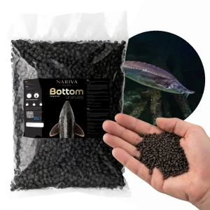 Nariva Bottom Granules S 1kg - Pokarm dla jesiotrów / ryb dennych do oczka