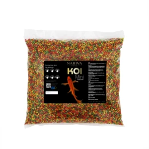 Nariva Koi Mini 5L - Pokarm dla ryb do oczka wodnego i stawu (Drobny Granulat)