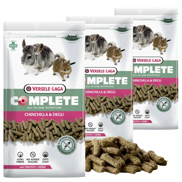 VERSELE LAGA Chinchilla Degu Complete Dla Szynszyli i Koszatniczki 3x 1,75kg