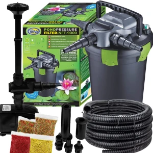 Aqua Nova zestaw SET filtr NFF-9000 + pompa NP-2000 do oczka stawu