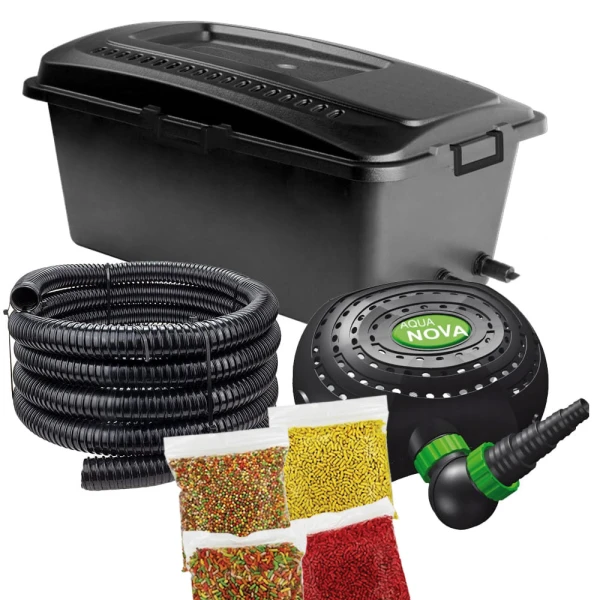 Aquael zestaw SET VI filtr 25000l + pompa Aqua Nova NFPX-8000l/h do oczka stawu