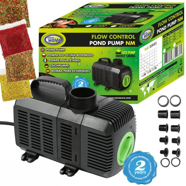 Aqua Nova NM-3500 l/h pompa do oczka Eco 12W + gratisy
