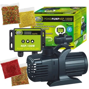 Aqua Nova pompa do oczka NSP-10000 z kontrolerem i fontanną