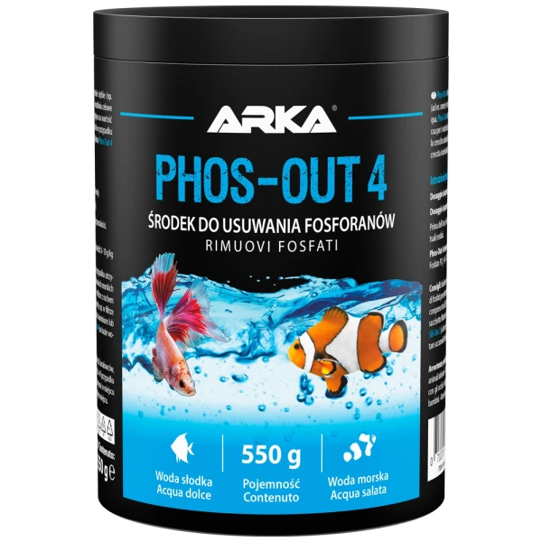 Microbe-Lift Phos-Out4 Usuwa Fosforany Krzemiany z Akwarium 1000ml 550g
