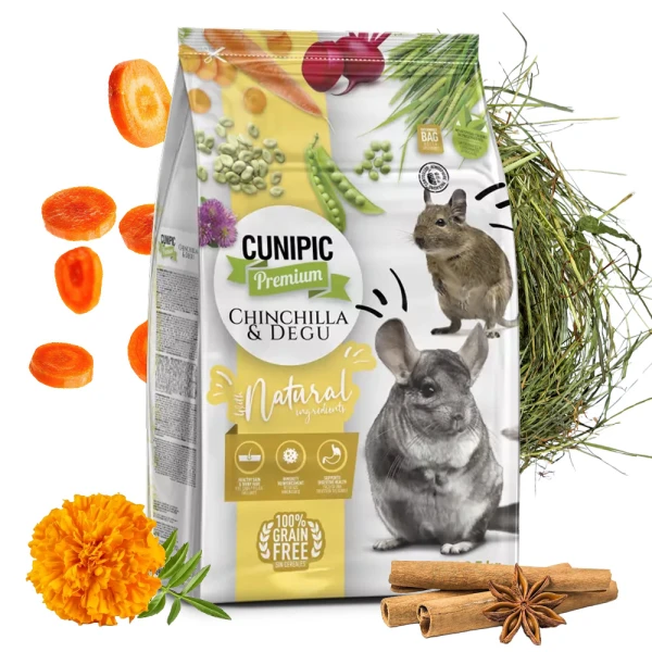 CUNIPIC Chinchilla & Degu karma dla szynszyli i koszatniczek 2,5kg