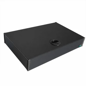 Aquastel pokrywa aluminiowa minialu 60x40cm bez oświetlenia CZARNY MAT