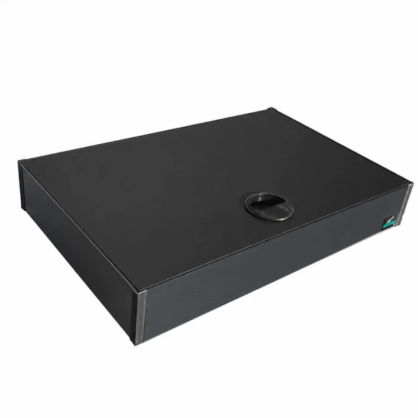 Aquastel pokrywa aluminiowa minialu 60x40cm bez oświetlenia CZARNY MAT