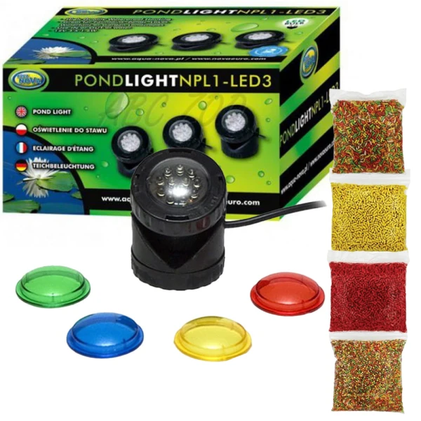 Aqua Nova NPL1-LED lampa led do oczka/stawu + gratisy