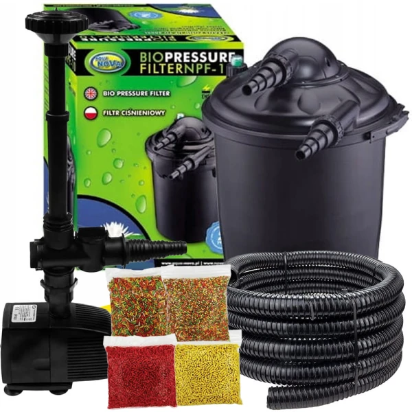 Aqua Nova zestaw SET XI filtr NPF-10 pompa Aqua Nova NP-2000 do oczka stawu