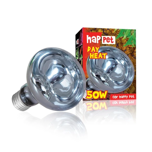 Żarówka grzewcza dzienna Day Heat 50W UVA do terrarium Happet Terra E27