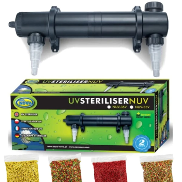 Lampa uv-c 55w aqua nova sterylizator lampa uv