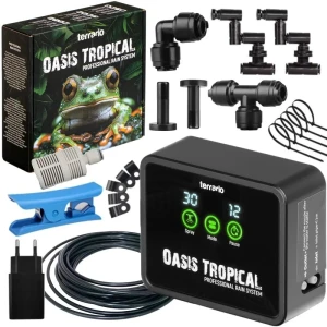 Zraszacz automatyczny Terrario Oasis Tropical z programatorem i dyszami do terrarium