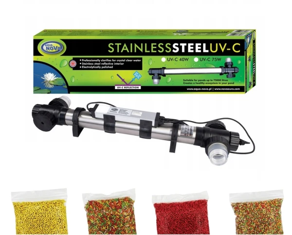 Lampa UV-C 75W Aqua Nova sterylizator do akwarium
