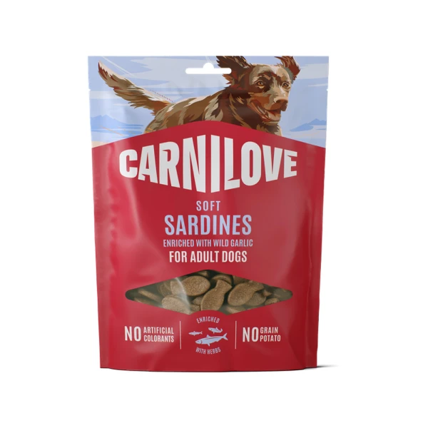 Carnilove Dog Soft Snack Sardines 200g Przysmak dla Psa Sardynki