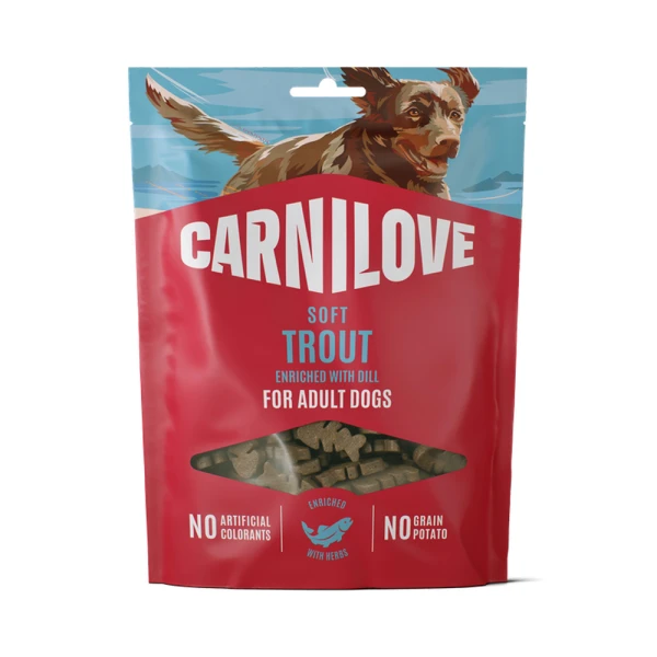 Carnilove Dog Soft Snack Trout 200g Przysmak dla Psa Pstrąg