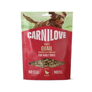 Carnilove Dog Soft Snack Quail 200g Przysmak dla Psa Przepiórka