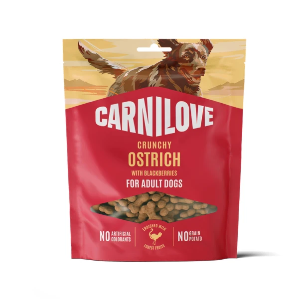 Carnilove Dog Crunchy Snack Ostrich 200g Chrupiący Przysmak dla Psa Struś