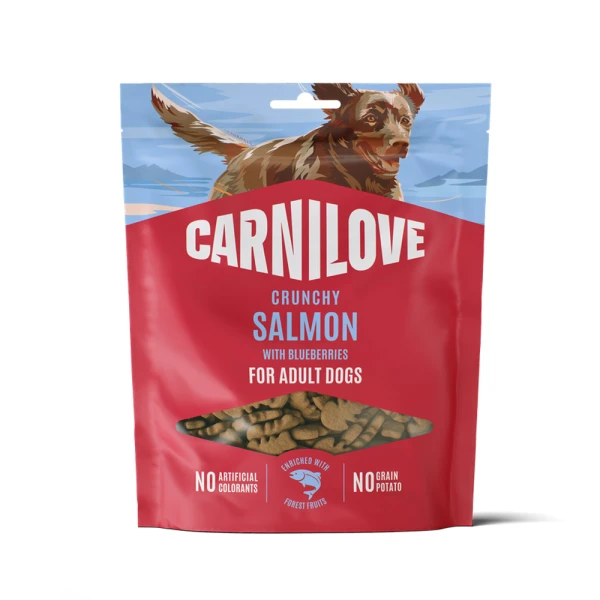 Carnilove Dog Crunchy Snack Salmon 200g Chrupiący Przysmak dla Psa Łosoś