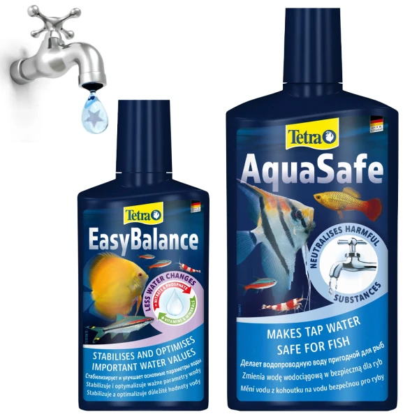 Tetra Aqua Safe 500ml + Easy Balance 250ml uzdatniacz wody do akwarium