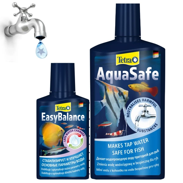 Tetra Aqua Safe 250ml + Easy Balance 100ml uzdatniacz wody do akwarium